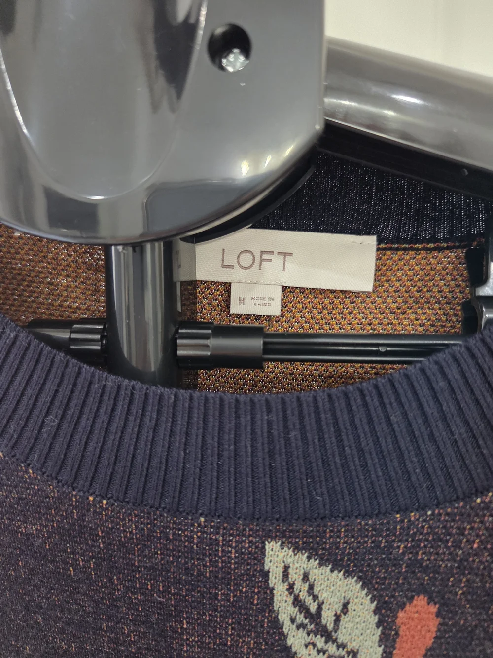 LOFT Apple Cider Donut Coffee Sweater Fall Autumn Teacher Novelty Pullover